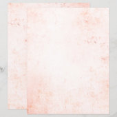 ピンクベネチアンプラスターテクスチャスクラップブック紙 (正面/裏面)