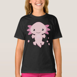 ピンクベビーアクソロトルユースシャツfor girls tシャツ
