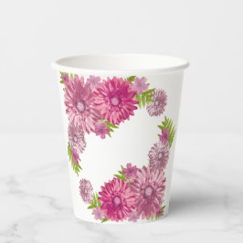 ピンクベビーイン開花ブランチ 紙コップ