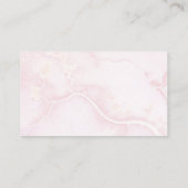 ピンクベビーイン開花熱帯フローラおむつラッフル エンクロージャーカード (裏面)