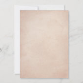 ピンクベビーウィッチハロウィーンベイビーシャワー 招待状 (裏面)