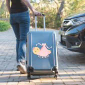 ピンクベビーオンボードカスタムカットビニールシール シール (スーツケースインサイチュ)