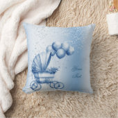 ピンクベビーカー装飾用クッション クッション (ブランケット)
