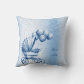 ピンクベビーカー装飾用クッション クッション (裏面)