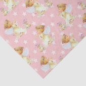 ピンクベビーガールエンジェルパターンティッシュペーパー 薄葉紙 (詳細)