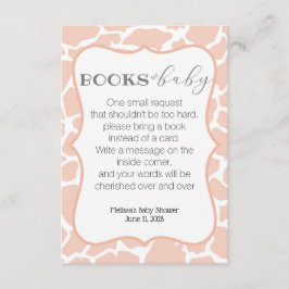 ピンクベビーガールキリンベビー エンクロージャーカード