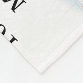 ピンクベビーガールマイルストーンブランケットダックス フリースブランケット (角)