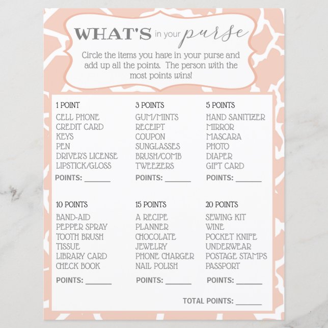 ピンクベビーガールGiraffe Whats In Your B巾着 (正面)