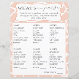 ピンクベビーガールGiraffe Whats In Your B巾着