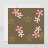 ピンクベビークリブ 招待状 (裏面)