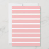 ピンクベビーシャワーアドバイスカード 招待状