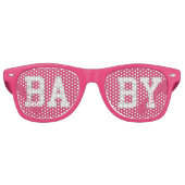 ピンクベビーシャワージェンダーレトロサングラス レトロサングラス (正面)