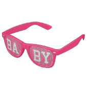 ピンクベビーシャワージェンダーレトロサングラス レトロサングラス (アングル)