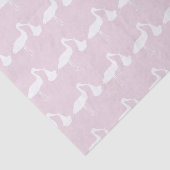 ピンクベビーシャワーストークパターンティッシュペーパー 薄葉紙 (詳細)