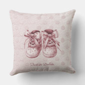 ピンクベビーシューズ装飾用クッション クッション (裏面)