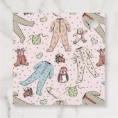 ピンクベビーズ初めてのクリスマスホリデーギフトラベル フェイバータグ (裏面)