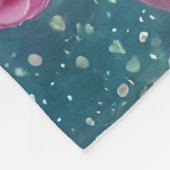 ピンクベビードラゴン フリースブランケット (角)