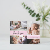 ピンクベビーピンクバプテスマありがとう写真集 ポストカード (スタンド正面)