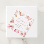 ピンクベビーベビーシャワー外は寒い フェイバータグ (インサイチュ)