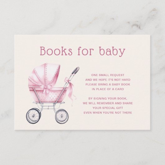 ピンクベビーベビー用台本 エンクロージャーカード (正面)