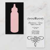 ピンクベビーボトル 名刺 (正面/裏面)