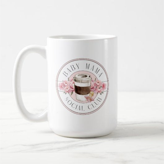 ピンクベビーマママソーシャルクラブ コーヒーマグカップ (左)