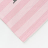 ピンクベビーラクーン フリースブランケット (角)