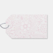 ピンクベビーラブエレファントギフトラベル ギフトタグ (裏面横)