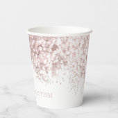 ピンクベビー呼吸洗礼 紙コップ (裏面)