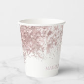 ピンクベビー呼吸洗礼 紙コップ (正面)