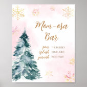 ピンクベビー外は寒い母オサバー ポスター (正面)