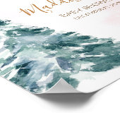 ピンクベビー外は寒い ポスター (角)