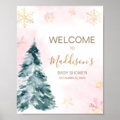 ピンクベビー外は寒い ポスター (正面)