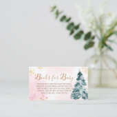 ピンクベビー寒い外のベビー エンクロージャーカード (スタンド正面)