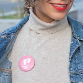 ピンクベビー負荷 缶バッジ