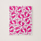 ピンクベビー足ゾーンズジグソーパズルデイジー ジグソーパズル (縦)