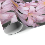 ピンクベラドンナリリラッピング紙 ラッピングペーパー (ロールコーナー)