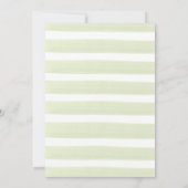 ピンクベリーの最初のイチゴの誕生日の招待状 招待状 (裏面)