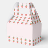 ピンクベリースイートガールベビーシャワー フェイバーボックス (裏面)