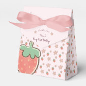 ピンクベリースイートガールベビーシャワー フェイバーボックス (正面サイド)