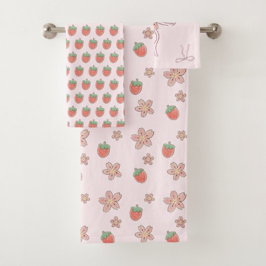 ピンクベリースイートガール バスタオルセット (インサイチュ)