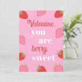 ピンクベリースイートストロベリーバレンタインデー シーズンカード (スタンド正面)