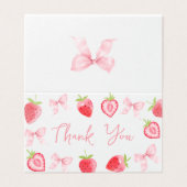 ピンクベリースイートベビーシャワー折り畳み可能ありがとう (外部フラット)