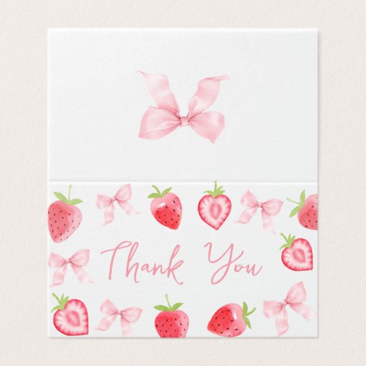 ピンクベリースイートベビーシャワー折り畳み可能ありがとう (外部フラット)