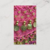 ピンクベリー踊り名刺 名刺 (裏面)