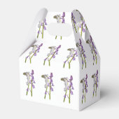 ピンクベルズ ファブリック パターン。 フェイバーボックス (裏面サイド)