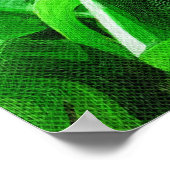 ピンクベルベットバナナツリートロピカルガーデンコレクション ポスター (角)