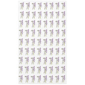 ピンクベル生地パターン。 テーブルクロス (正面)