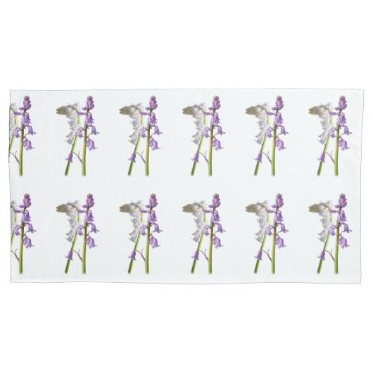 ピンクベル生地パターン。 枕カバー (正面左)