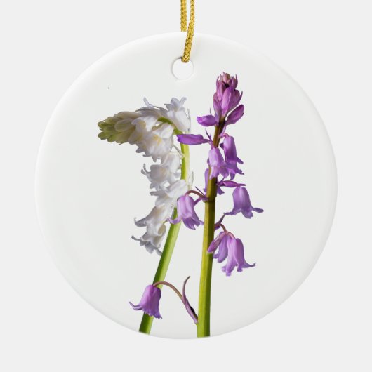 ピンクベル、ホワイトベル。 セラミックオーナメント (正面)